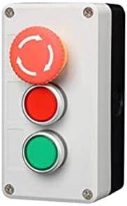Işık düğmesi anahtarı ile BEFİA kontrol kutusu 24V / 220V acil durdurma düğmesi ile kendini sıfırlama endüstriyel
