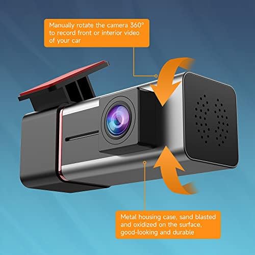 AOEDİ Mini Ön Çizgi Kam FHD 1080P Araba Kamera, Arabalar için WiFi Dashcam, 150 ° Geniş Açılı araba ön panel kamerası