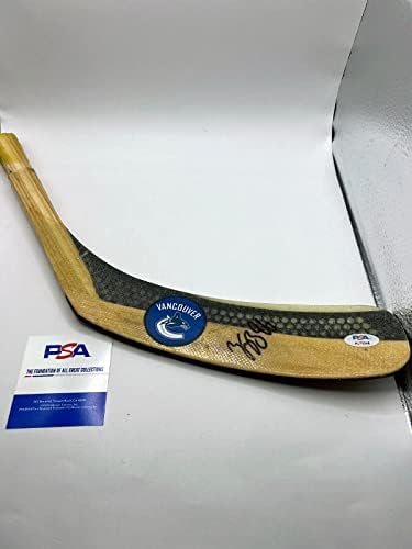 ANDREİ KUZMENKO Vancouver Canucks İmzalı Hokey Sopası Bıçağı PSA COA İmzalı NHL Çubukları