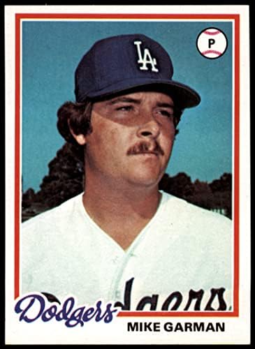 1978 Topps 417 Mike Garman Los Angeles Dodgers (Beyzbol Kartı) NM / MT Dodgers