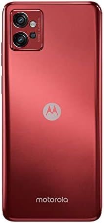 Motorola Moto G32 Çift Sım 128GB ROM + 6GB RAM (yalnızca GSM | CDMA yok) Fabrika Kilidi 4G/LTE Akıllı Telefon (Kırmızı)