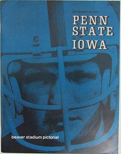 1972 Penn State Nittany Lions vs. Iowa Futbol Programı 137993-Üniversite Programları