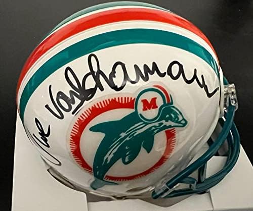 Uwe Von Schamann Miami Dolphins İmzalı Mini Kask - İmzalı NFL Mini Kaskları