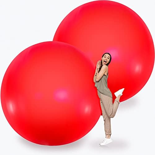 2 Adet 72 İnç Dev Balonlar Yuvarlak Lateks Büyük İnsan Yumurta Balon Jumbo Balonlar Şişme Hava Süslemeleri Doğum Günü