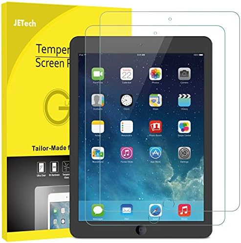 iPad için JETech Ekran Koruyucu (9,7 inç, 2018/2017 Model, 6. / 5. Nesil), iPad Air 1, iPad Air 2, iPad Pro 9,7 inç,