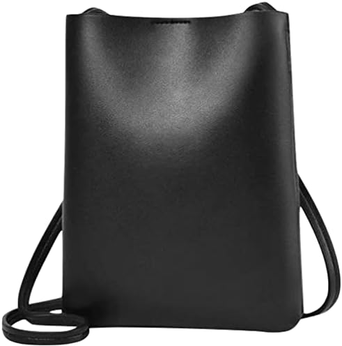 KESYOO Küçük Siyah Çapraz askılı çanta Bayan Küçük Çapraz Askılı Çanta Mini Telefon Çantası Küçük Para Çantası Kadın