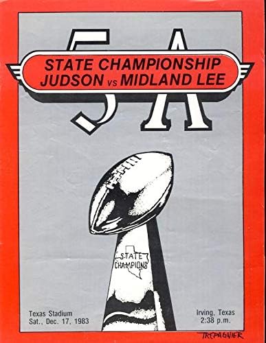 1983 5A Judson-Midland Lee Eyalet Şampiyonası Programı-Üniversite Programları