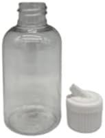 Doğal Çiftlikler 2 oz Şeffaf Boston BPA İÇERMEYEN Şişeler - 8 Paket Boş Doldurulabilir Kaplar-Uçucu Yağlar Temizlik