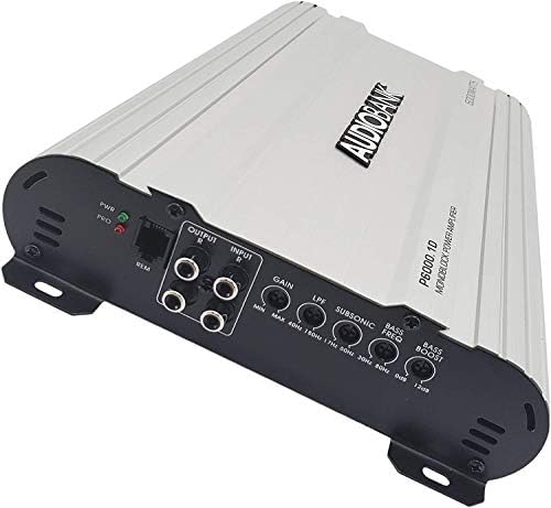Audiobank P6001 Monoblok 6000 WATT Amp Sınıfı D 1OHM Uzaktan Kumandalı Araç Ses Stereo Amplifikatörü Açma / Kapama