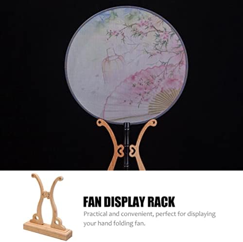 Zerodeko yelpaze Ekran Tutucu Çin Fan Ahşap Dekoratif Standı Japon Fan teşhir tabanı El Fan Ev Ofis Masaüstü Dekor