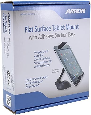 Arkon Tablet Yapışkan Emme Cam veya Dash Araç Montaj için iPad Pro iPad Hava iPad 2 Perakende Siyah
