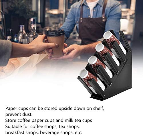 Ymiko Tezgah Kahve Süt çay bardağı Depolama Rafı, Bardak Dağıtıcı, Standı kağıt bardaklar Tutucu Dağıtıcı Organizatör