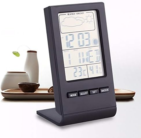 WODMB Termometre Dijital LCD Higrometre Termometre Kapalı Sıcaklık Nem Ölçer Hava İstasyonu çalar saat Sıcaklık ölçme