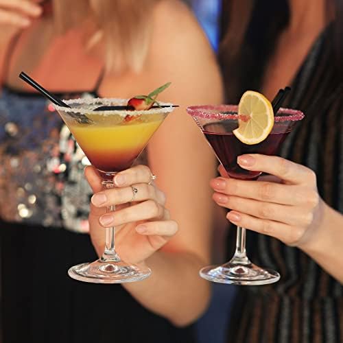 K BASİX Kırılmaz Martini Bardak Takımı 4 Yeniden Kullanılabilir 10oz, Kokteyl, Viski, Margarita, Ev Barı için Züccaciye,