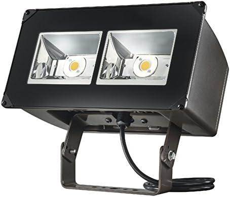 Lumark NFFLD-C40-T Gece Falcon 128W Karbon Dış Mekan Entegre LED Alan ışığı, Muylulu Montajlı, Bronz