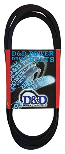 D & D PowerDrive A143 V Kayış, A / 4L, Kauçuk, 1/2 x 145 OC