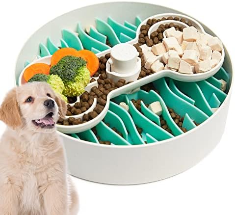 Bulmaca Besleyici Yavaş Besleyici Bulmaca Köpek Kasemizle Yemek Zamanını Eğlenceli ve Sağlıklı Hale Getirin-Kuru,
