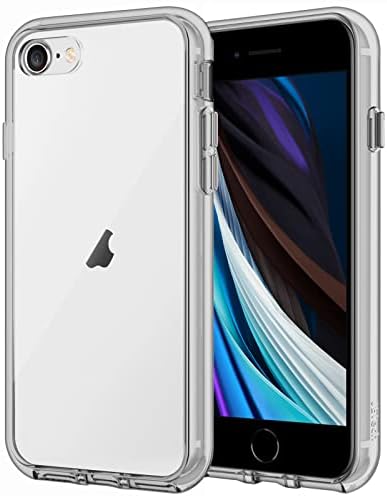 JETech iPhone için kılıf SE 3/2 (2022/2020 Sürümü), iPhone 8 ve iPhone 7, 4.7 inç, Darbeye Dayanıklı Tampon Kapak,