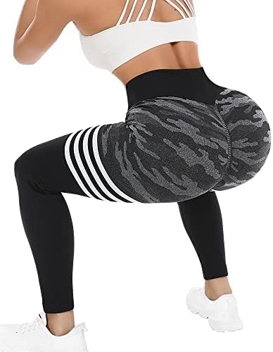 Bir AGROSTE Dikişsiz Egzersiz Tayt Ezme Popo Kaldırma Tayt Ganimet Yüksek Belli Yoga Pantolon Spor Tayt