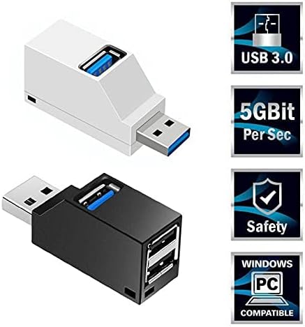 Konnektörler Mini taşınabilir HUB3 Port Splitter ın-line USB HUB uzatma Hub hızlı iletim yüksek performanslı hızlı