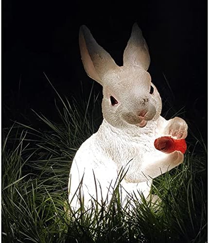 SDFDSSR avlu bahçe ledi ışıkları tavşan şekli dış mekan ışıkları simülasyon hayvan ayağı lambası dış yağmur geçirmez