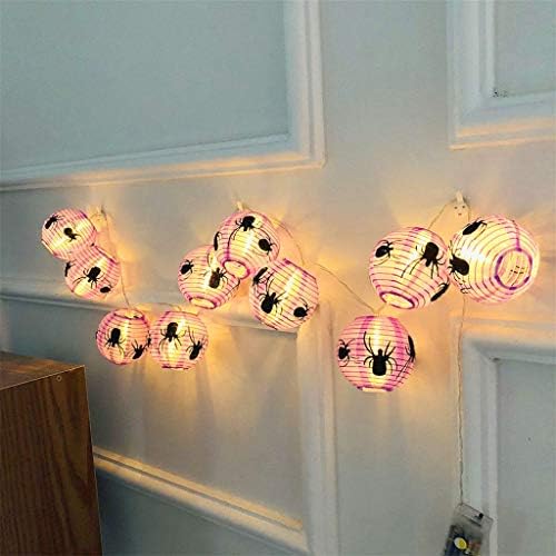 CCOOfhhc 3D kabak Led dize ışıkları, örümcek kabak dekoratif ışık lambası 10 LEDs cadılar bayramı dekor ışık tatil