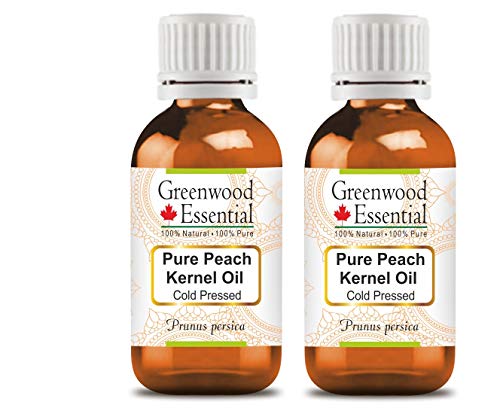 Greenwood Uçucu Saf Şeftali Çekirdeği Yağı (Prunus persica) %100 % Doğal Terapötik Sınıf Soğuk Preslenmiş Kişisel