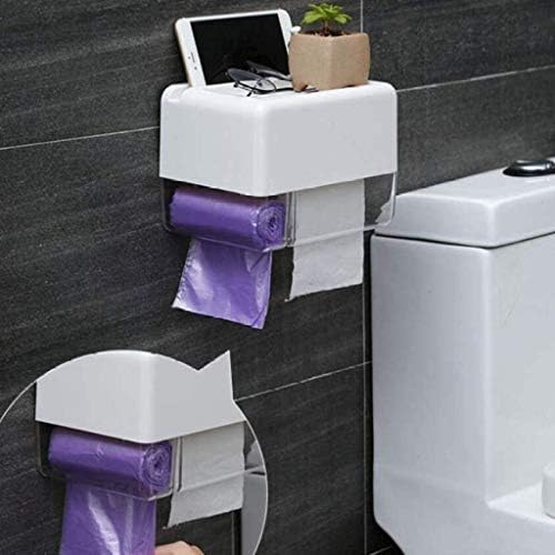 LANDUA tuvalet kağıdı Kutusu Tuvalet Kağıdı Rafı Banyo rulo tepsi Su Geçirmez kağıt havlu tutacağı