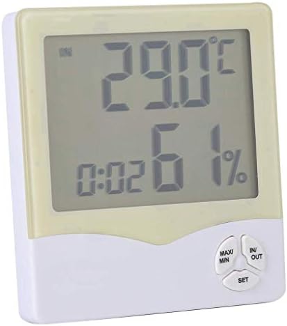 WALNUTA Ev Çift Sıcaklık Higrometre Dış Sıcaklık sıcaklık probu ve Nem Ölçüm Cihazı Kapalı Yüksek Hassasiyetli Elektronik