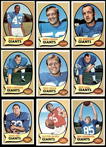 1970 Topps New York Giants Takım Seti New York Giants-FB (Set) ESKİ / MT Giants-FB