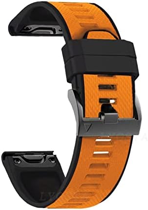 FUFEMT Yeni 22 26mm Silikon Hızlı Fit Watchband Fenix 6X6 Pro 5X5 Artı 3HR D2 Tactix Delta Enduro Bilek Bantları Hızlı