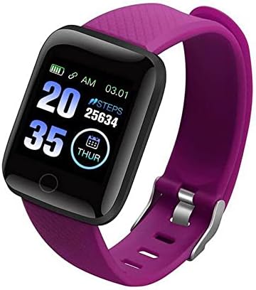 Akıllı saat, Çağrı ve SMS Hatırlatmalar Smartwatch ile Kalp Hızı, Uyku İzleme, Kan Oksijen / Basınç, Sağlık Spor Su