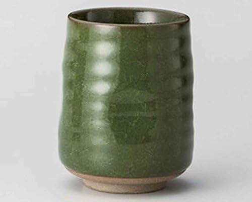 Kikko 2.8 inç 5 Set Japon Çay Bardağı Yeşil Seramik japonya'da Yapılan