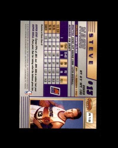 Steve Nash Çaylak Kartı 1996-97 Bowman'ın En iyisi R18 - Basketbol Slabbed Çaylak Kartları