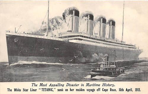 Titanik Gemi Gemileri Kartpostal Kartpostalları