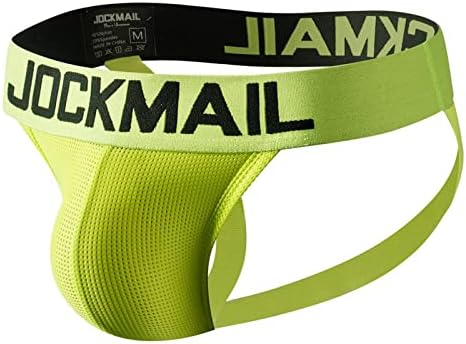 Erkekler için UBST Jockstrap, Atletik Destekçisi Aktif Örgü Nefes Kılıfı Geri Açık Seksi Spor Jockstrap İç Çamaşırı