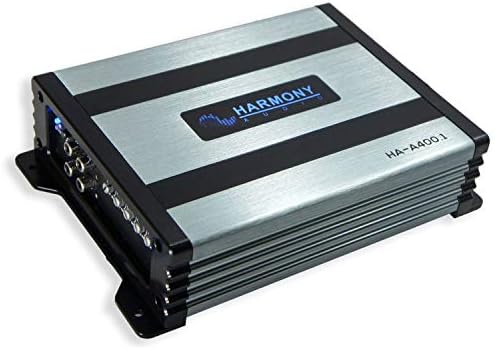 Harmony Ses (2) HA-A400. 1 Araba Stereo D Sınıfı Amp Mono 800 Watt Subwoofer Amplifikatör - 1 Ohm Kararlı - Bas Uzaktan