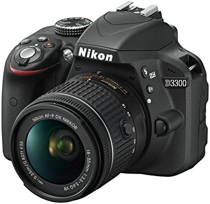 Nikon D3300 18-55mm DX VR II ve 55-200mm DX VR II Zoom Lensli 24,2 MP CMOS Dijital SLR (Siyah) - Uluslararası Sürüm