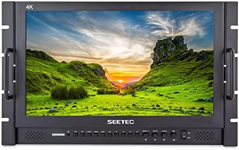 SEETEC P173-9HSD-RM 17.3 7RU Raf Montaj Yayın LCD Yönetmen Monitör ile 3G-SDI HDMI YPbPr Giriş ve Çıkış Full HD 1920×1080