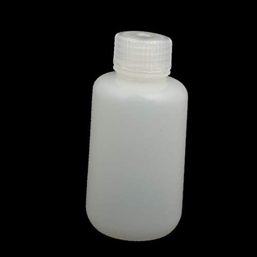 X-DREE 100ml HDPE Plastik vidalı Kapak Laboratuvar Reaktifi Depolama Şişesi Beyaz (plastica HDPE da 100 ml bianca'da
