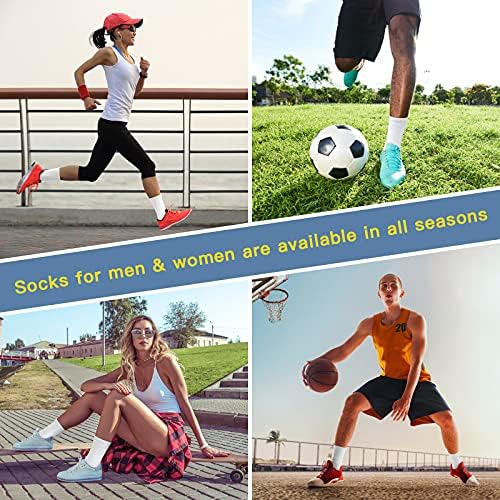Felıcıgeely Atletik Çorap Yastık Koşu Çorap Performans Nefes Ekip Çorap açık spor çorapları Erkekler Kadınlar için