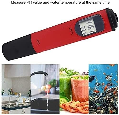 YIWANGO Hassas PH Test Cihazı PH Test Kalemi Hafif ve Taşınabilir Su Geçirmez Metal Sağlam ve Dayanıklı Ev Kullanımı