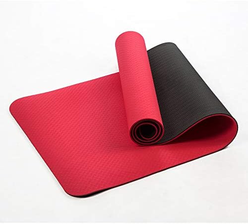 NOMSOCR Kaymaz Yoga matı 6mm, Rakipsiz Kaymaz Performans, Sıcak Yoga için Çevre Dostu ve SGS Sertifikalı Malzeme,