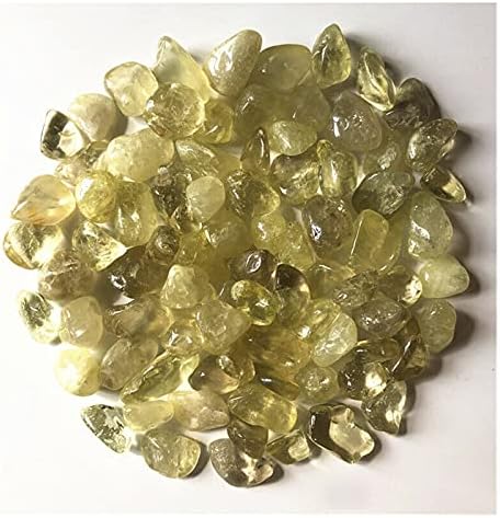 ERTİUJG HUSONG312 50g 9-15mm Doğal Citrine Sarı Kuvars Kristal Cilalı Taş Şifa Kristalleri Doğal Taşlar ve Mineraller
