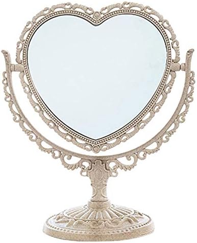 ZCHAN Makyaj Aynası-Büyütmeli abletop makyaj Aynası, Banyo Yatak Odası boy aynası için İki Taraflı ABS Dekoratif Çerçeveli