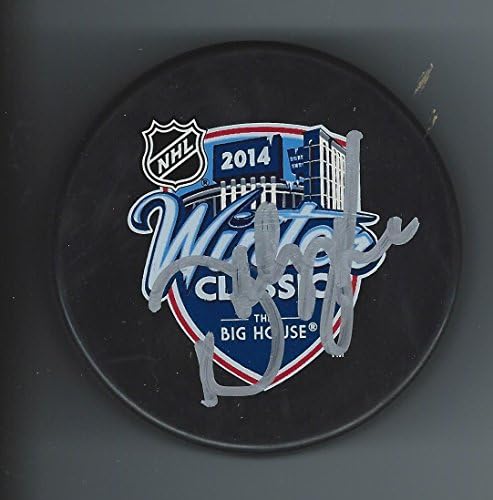 Dallas DRAKE İmzalı Detroit Red Wings 2014 KIŞ KLASİK Diski-İmzalı NHL Diskleri