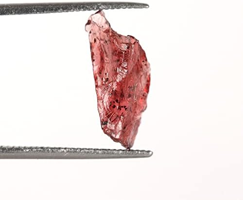 GEMHUB Şifa Kristal Kaba AAA + Kırmızı Garnet Taş küçük 3.25 Ct. Tel Sarma için Gevşek Değerli Taş,