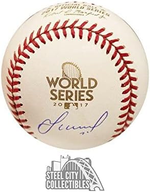 Jose Altuve İmzalı 2017 Dünya Serisi Resmi Beyzbol - JSA COA - İmzalı Beyzbol Topları