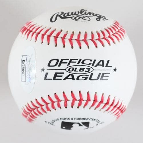 Joe Girardi İmzalı Beyzbol Yankees - COA JSA - İmzalı Beyzbol Topları