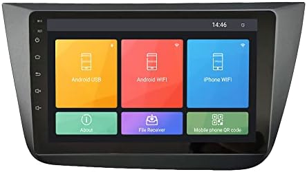 Android 10 Autoradio Araba Navigasyon Stereo Multimedya Oynatıcı GPS Radyo 2.5 D Dokunmatik Ekran İçinseat Altea 2004-2015